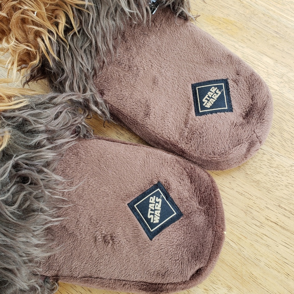 STAR WARS Chewbacca plush slippers L - Picture 4 of 6